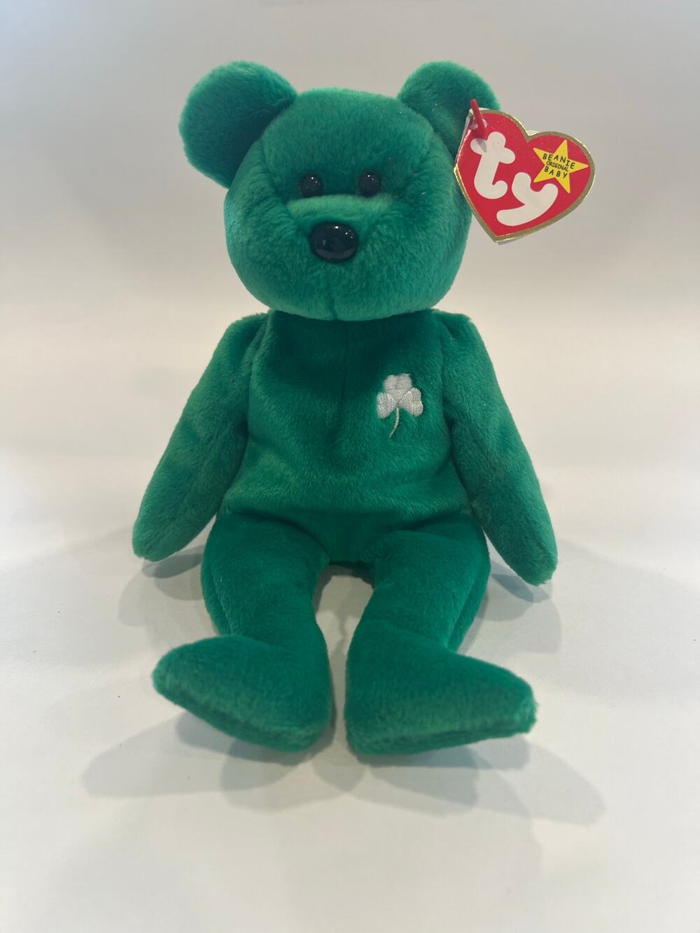 Ty Beanie Baby 1997 Erin Beanbag Plush Stuffed Toy Collectible